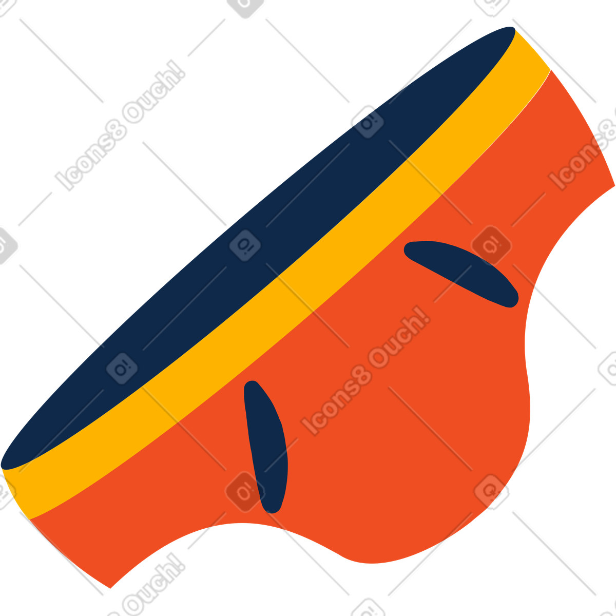 Flame スタイルの Underpants のイラストをPNG、SVG形式でダウンロード
