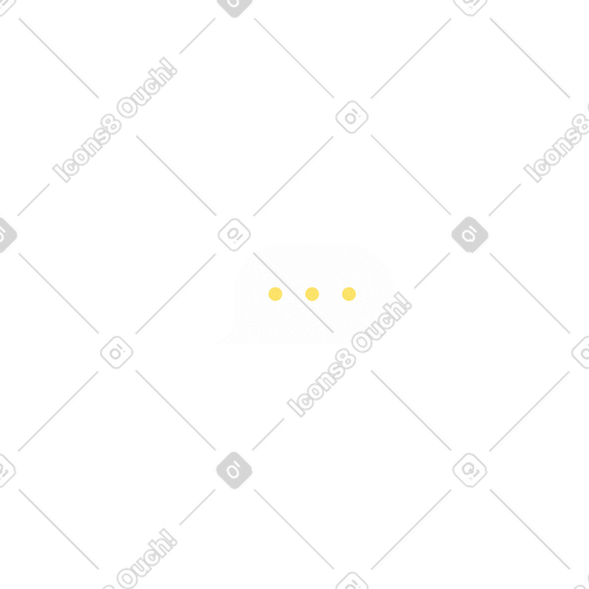 Ilustração de Bubble with ellipsis em no estilo Willowy para baixar em PNG, SVG