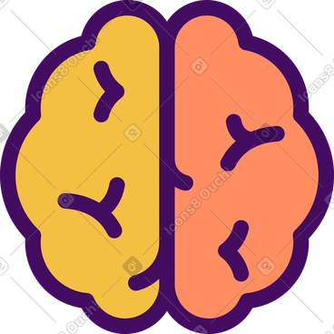 Brain clipart image in PNG, SVG, GIF formats