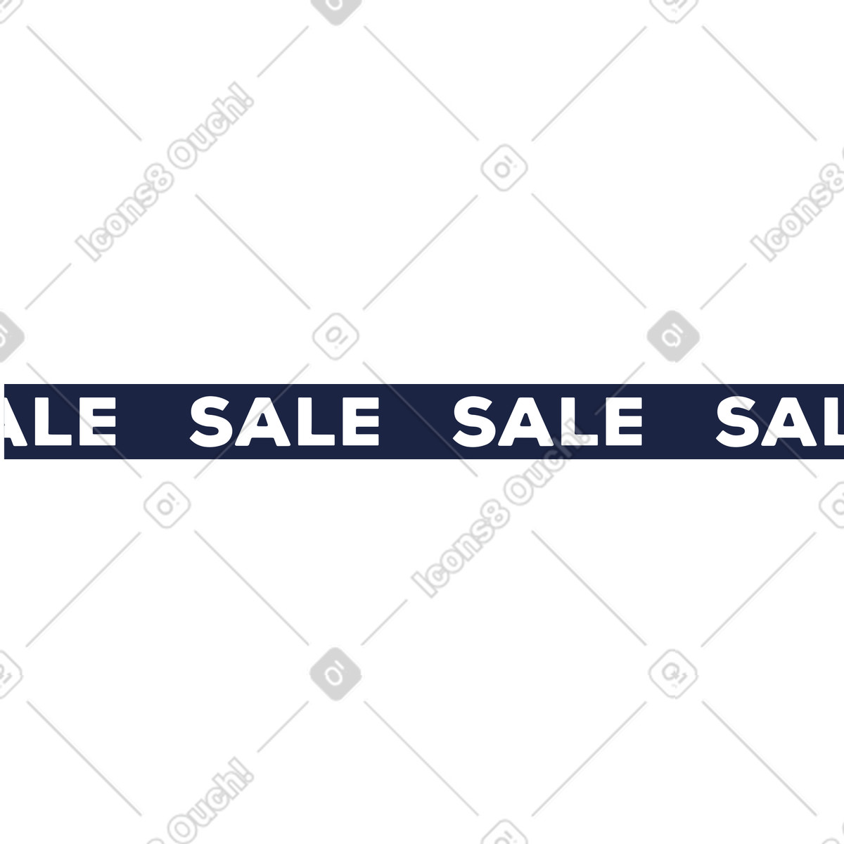 Vendita ribon illustrazione in stile Urban Line scarica in PNG, SVG