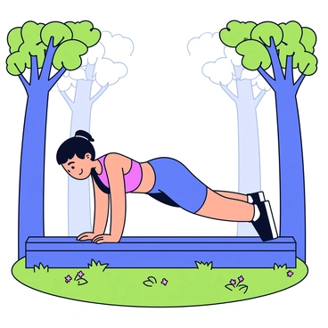 Knee plank