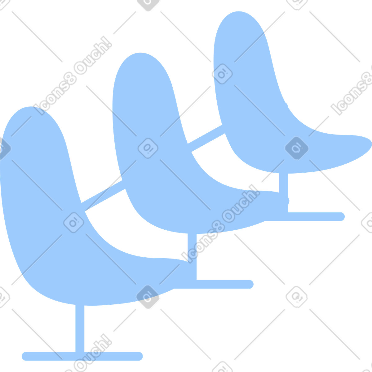 下载 Pale 风格的 椅子 插画，支持 PNG、SVG 格式