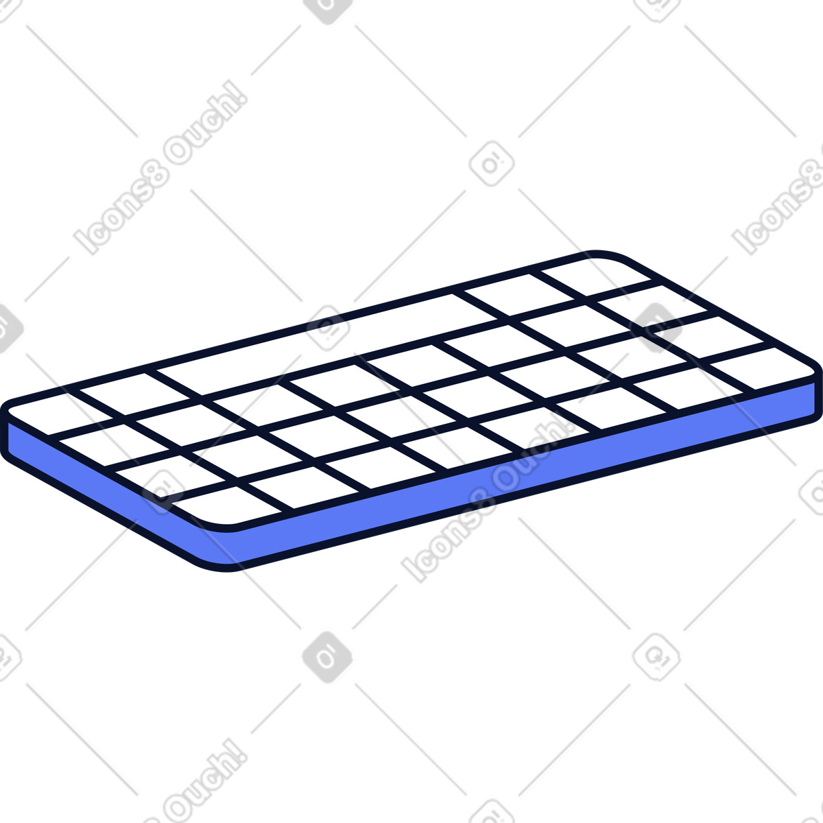 Illustration Clavier dans le style Flexy à télécharger aux formats PNG, SVG