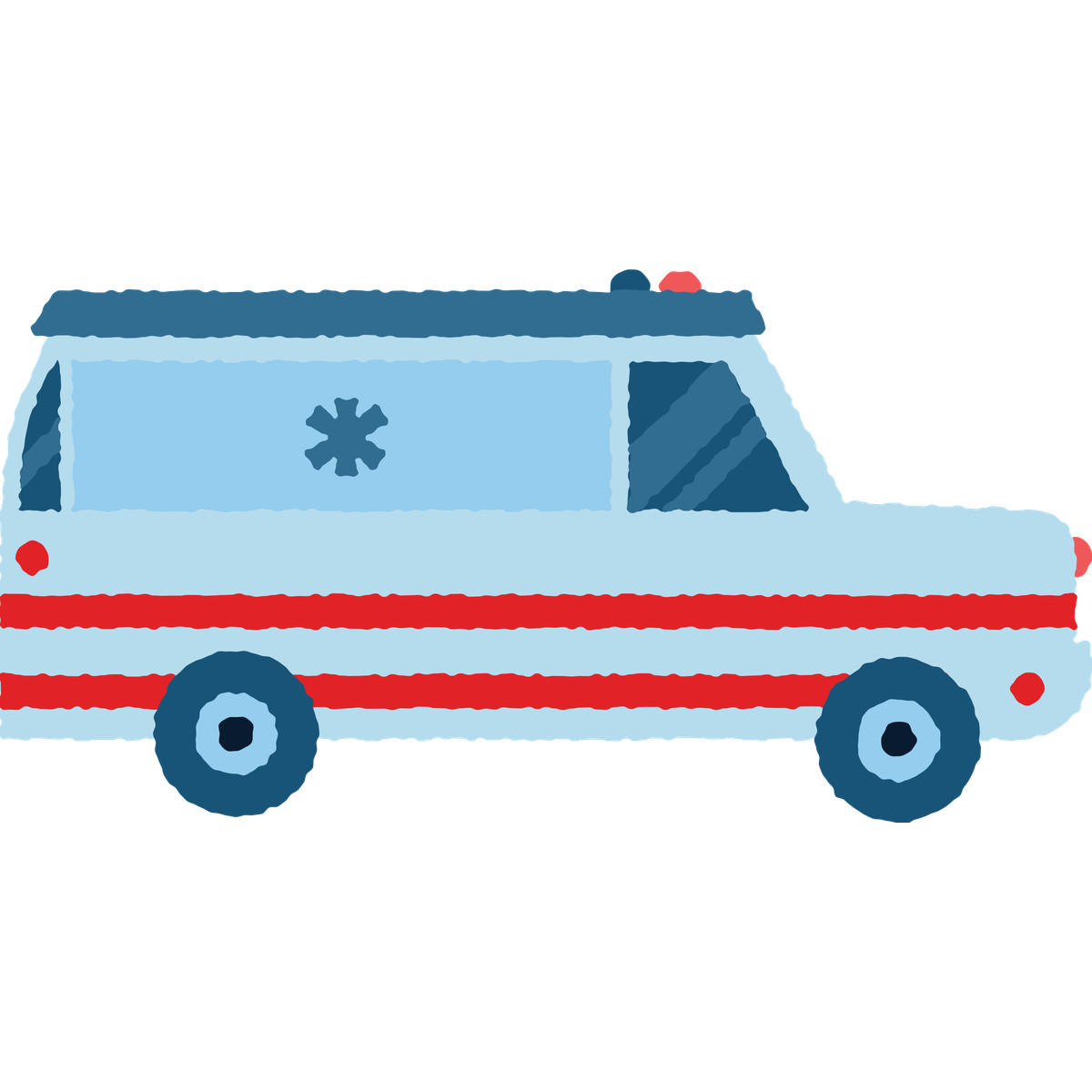下载 Cherry 风格的 Ambulance 插画，支持 PNG、SVG 格式