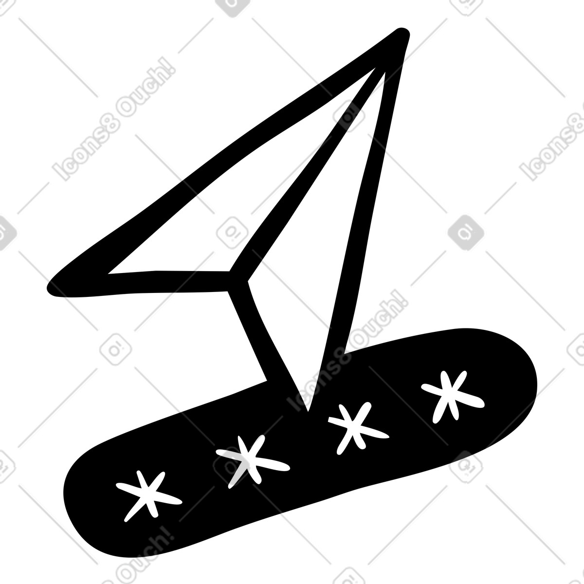 SMS Code for Password Verification illustration in Journal style download in PNG, SVG