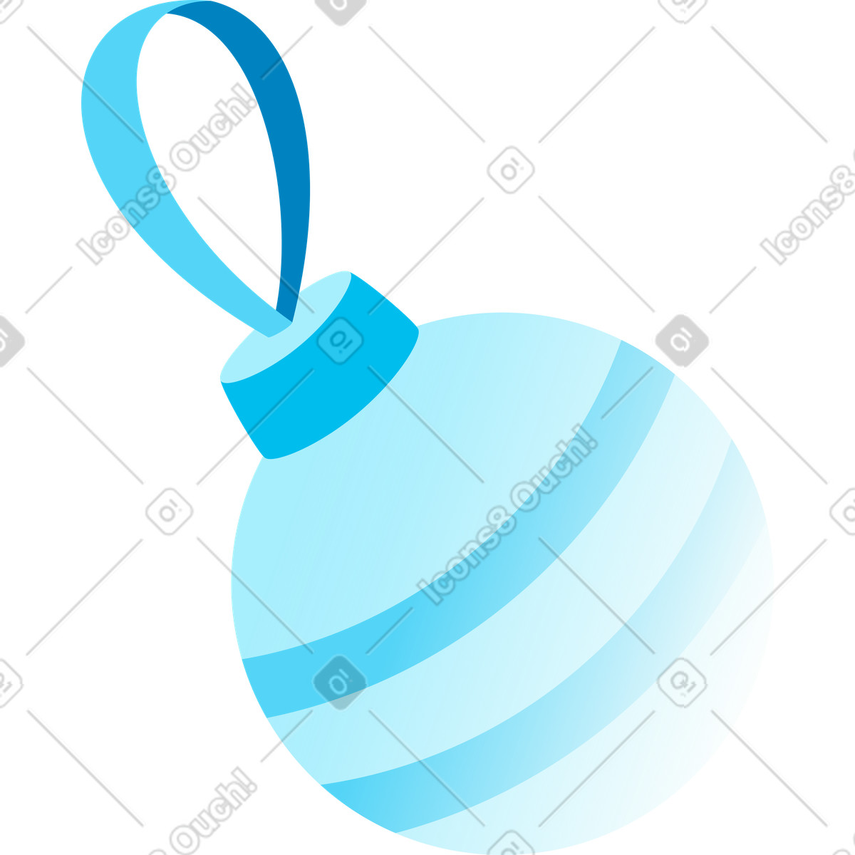 Ilustração de Brinquedo natal em no estilo Icy para baixar em PNG, SVG