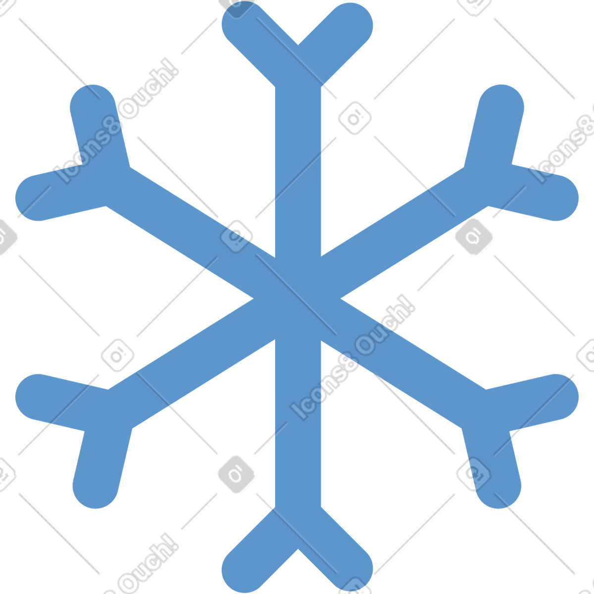 下载 Surr 风格的 雪花 插画，支持 PNG、SVG 格式