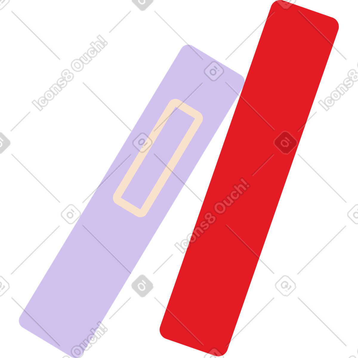 Ilustración Pila de libros en estilo Folks a descargar en PNG y SVG