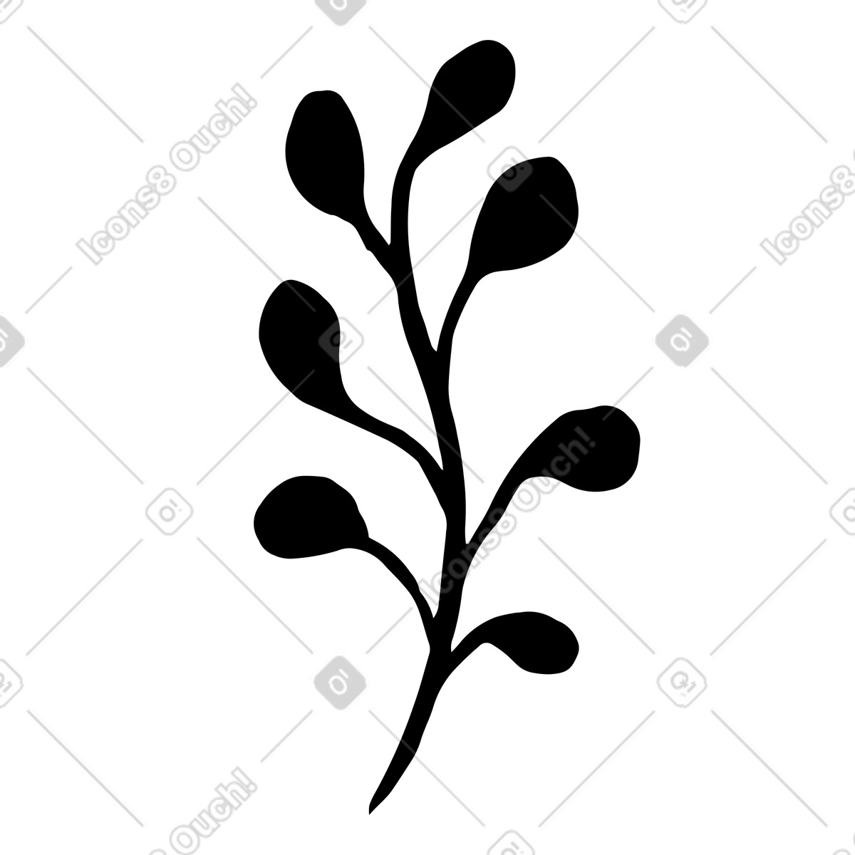 Ilustración Planta en estilo Scandi a descargar en PNG y SVG