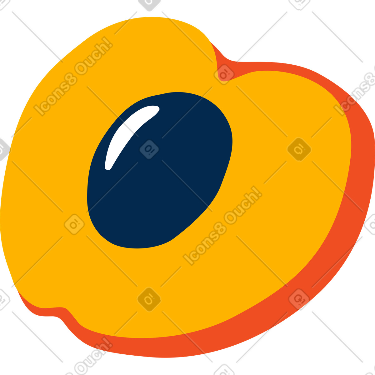 Illustration Pêche dans le style Flame à télécharger aux formats PNG, SVG