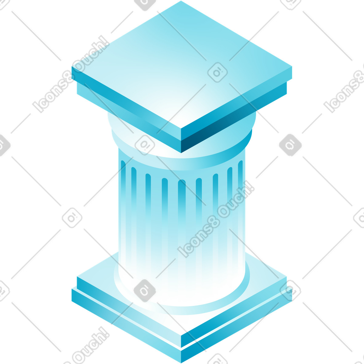 Column illustration in PNG, SVG