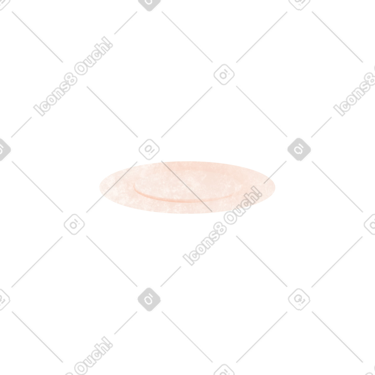 Plate illustration in Lifestyle style download in PNG, SVG