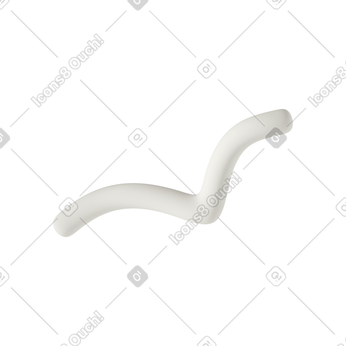 Ilustração de Crooked line em no estilo 3D Casual life para baixar em PNG, SVG