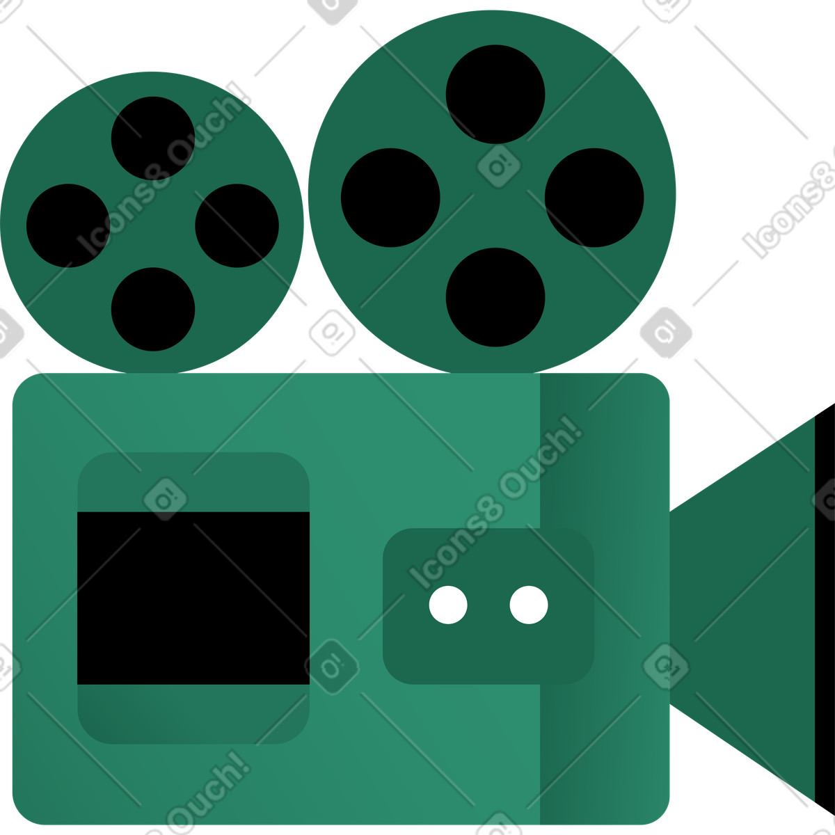 Illustration Caméra dans le style Wavy à télécharger aux formats PNG, SVG