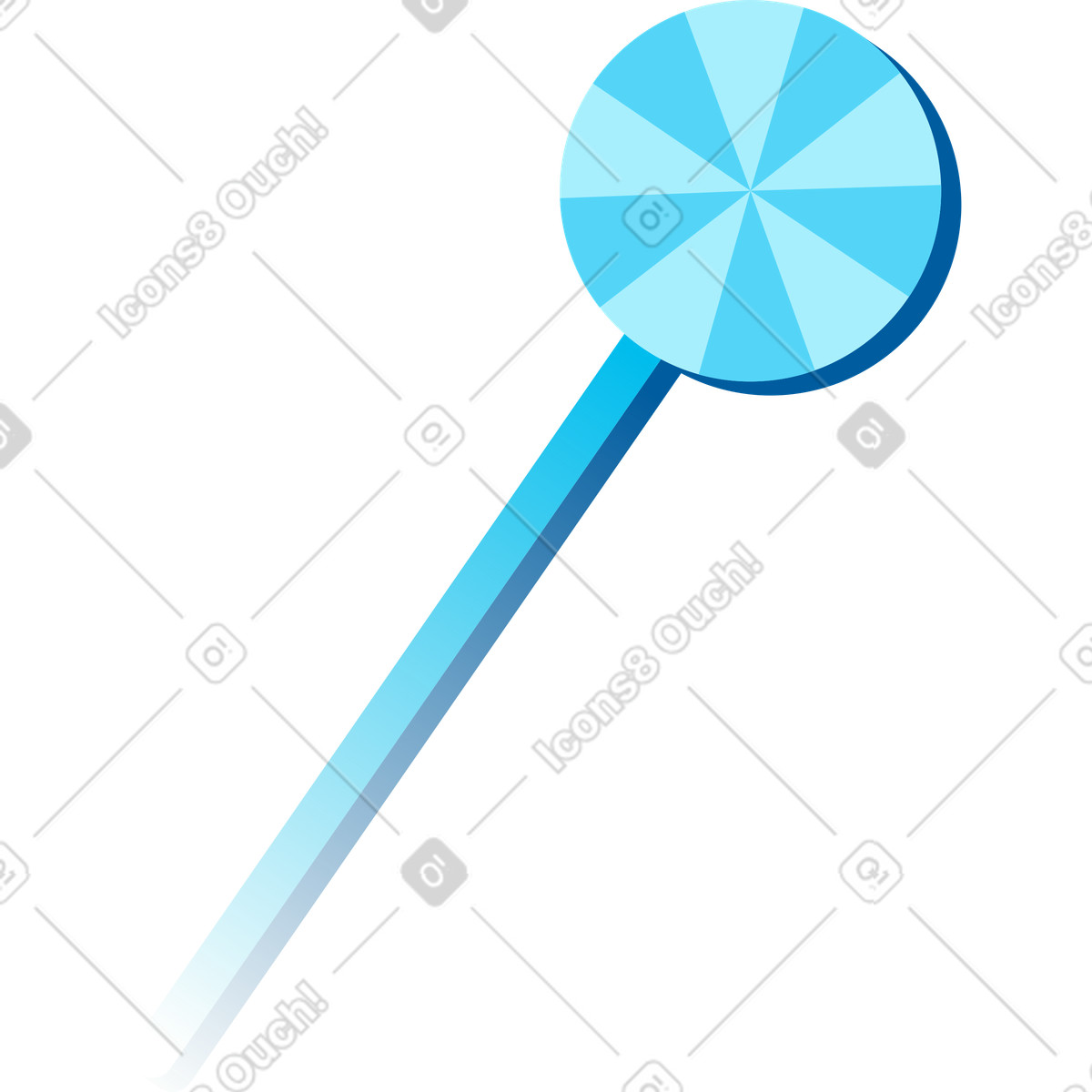 Candy illustration in Icy style download in PNG, SVG