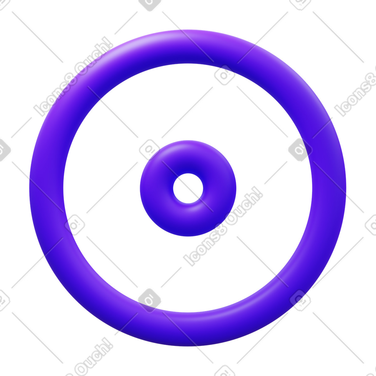 Sun symbol illustration in 3D Fluency style download in PNG, SVG