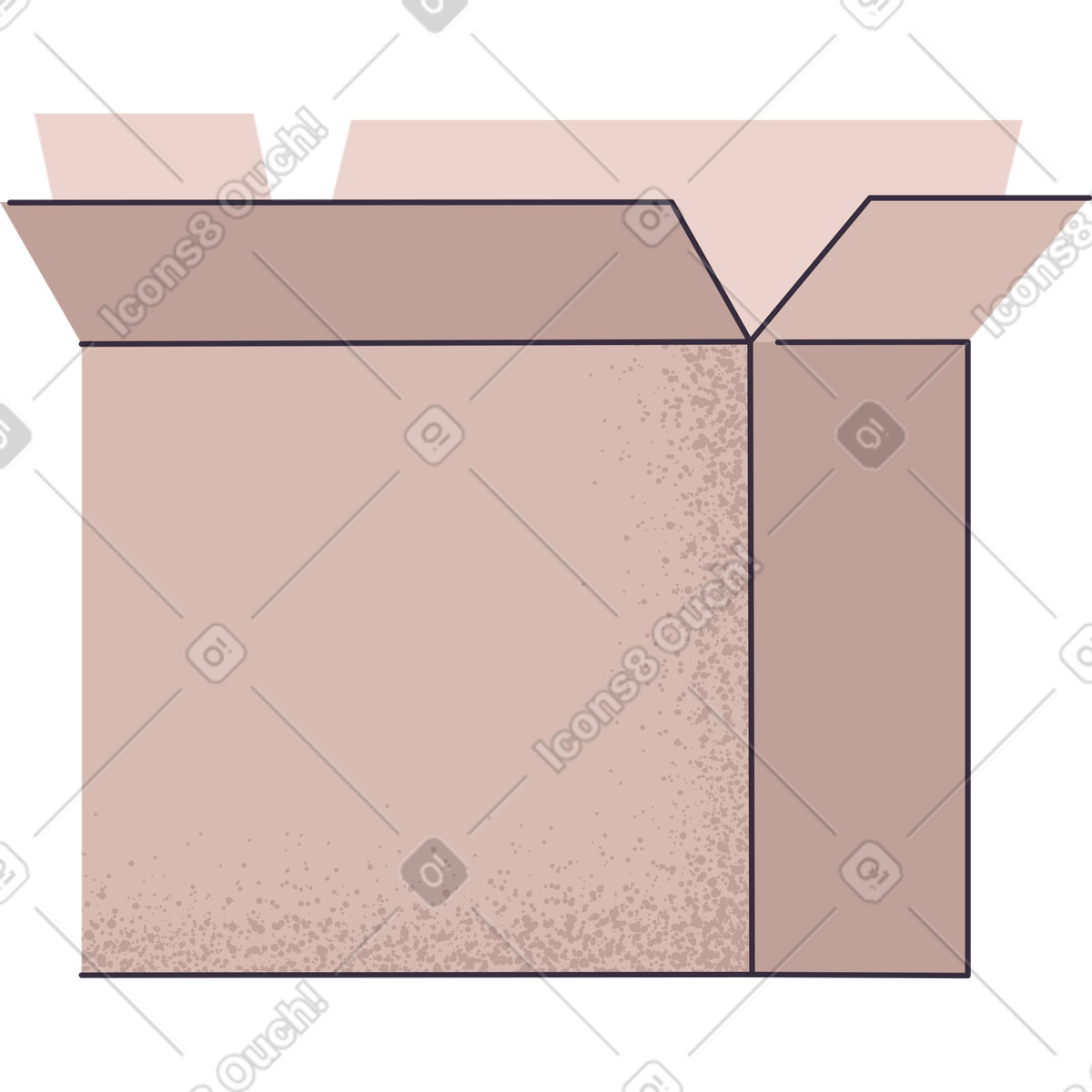 Illustration Boîte dans le style Pale à télécharger aux formats PNG, SVG