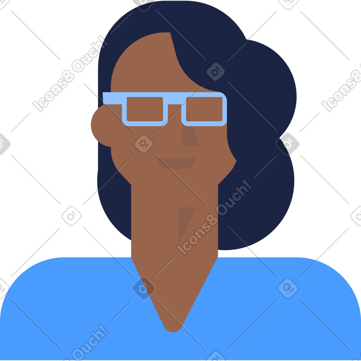 Urban スタイルの ユーザー のイラストをPNG、SVG形式でダウンロード