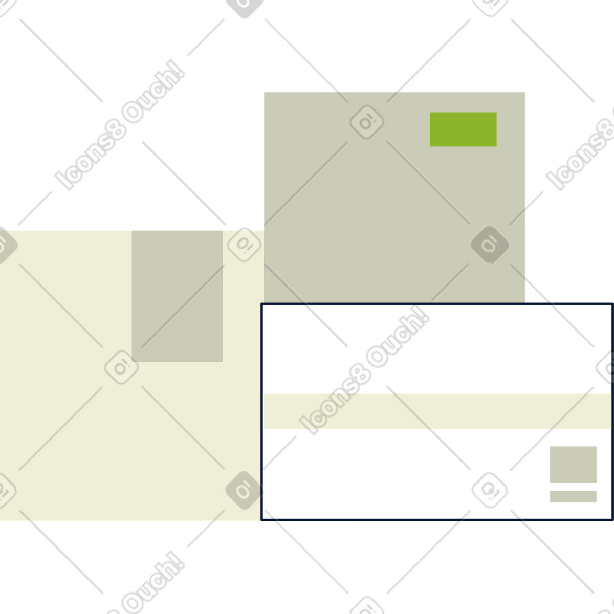Boxes illustration in PNG, SVG