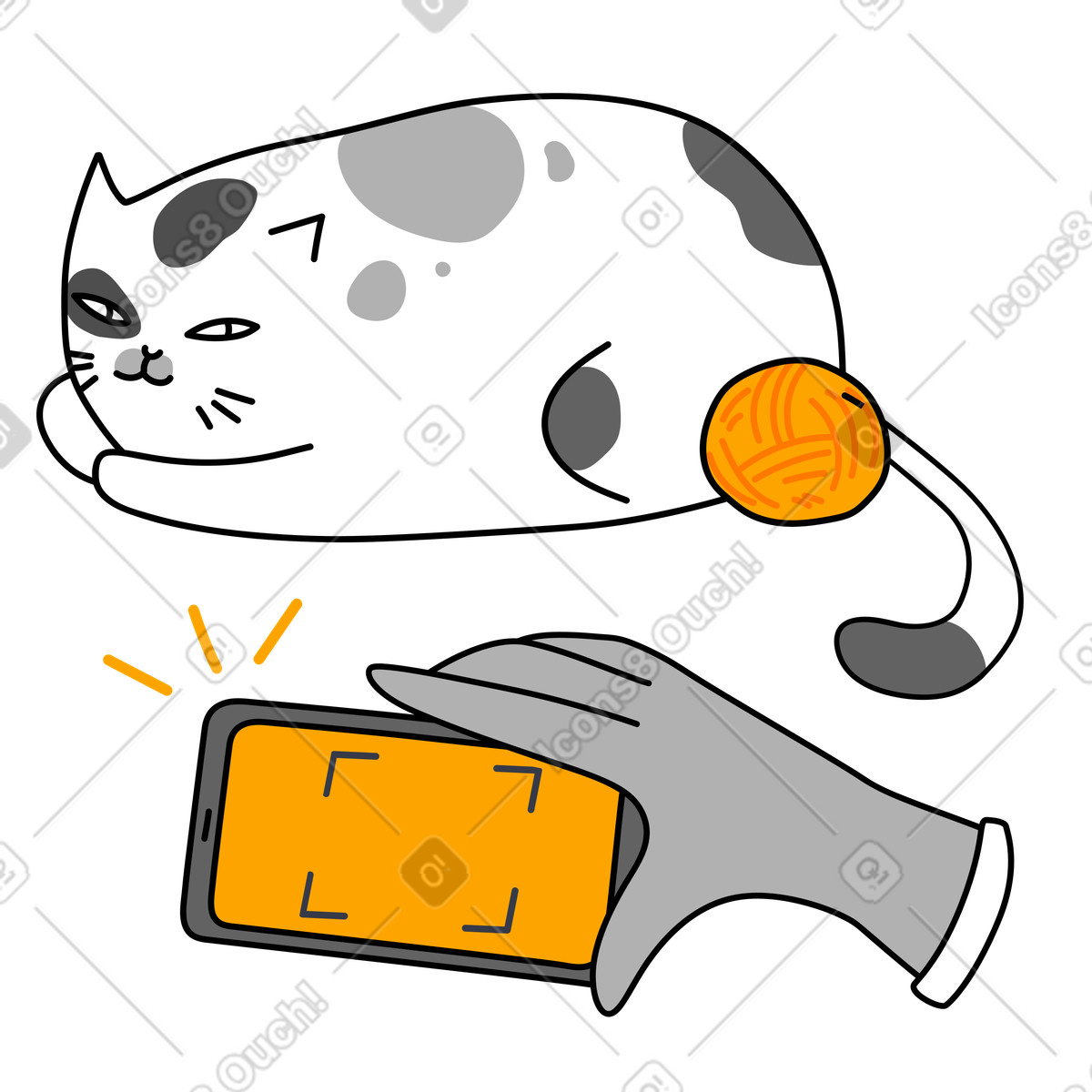 Purr 스타일의 사진 만들기 일러스트레이션 PNG, SVG 다운로드
