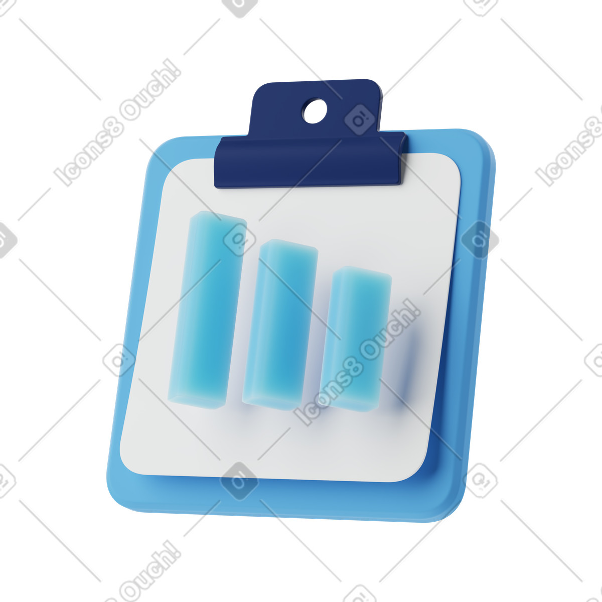 Chart illustration in PNG, SVG