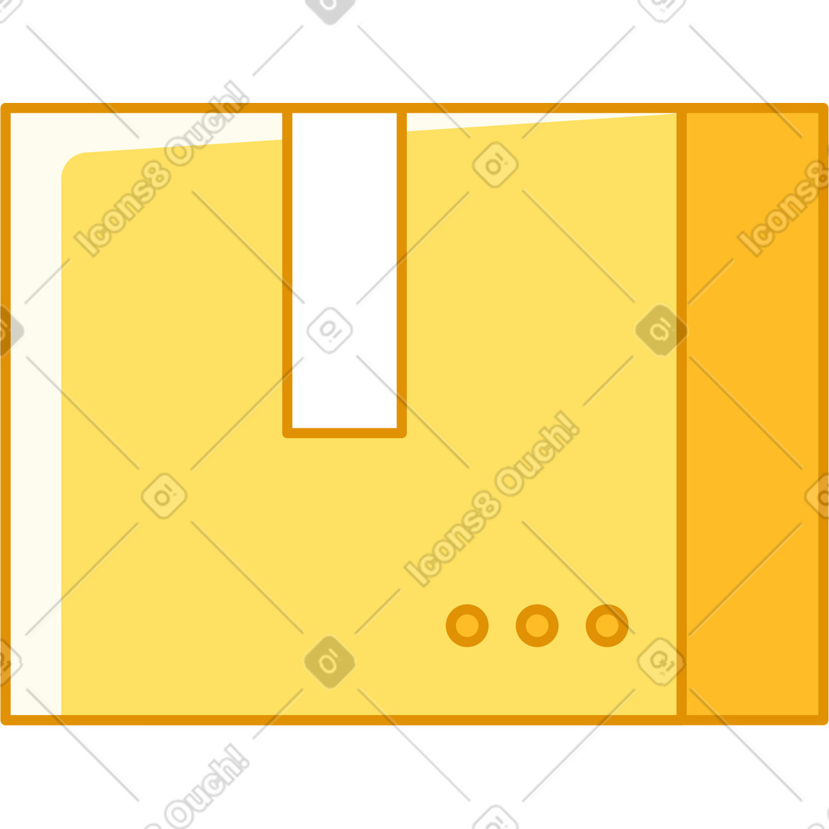 Ilustração de Caixa em no estilo Rainbow para baixar em PNG, SVG