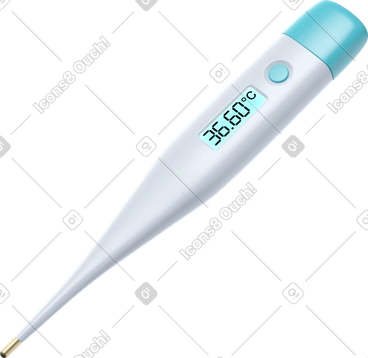 Thermometer showing 36 celsius PNG, SVG