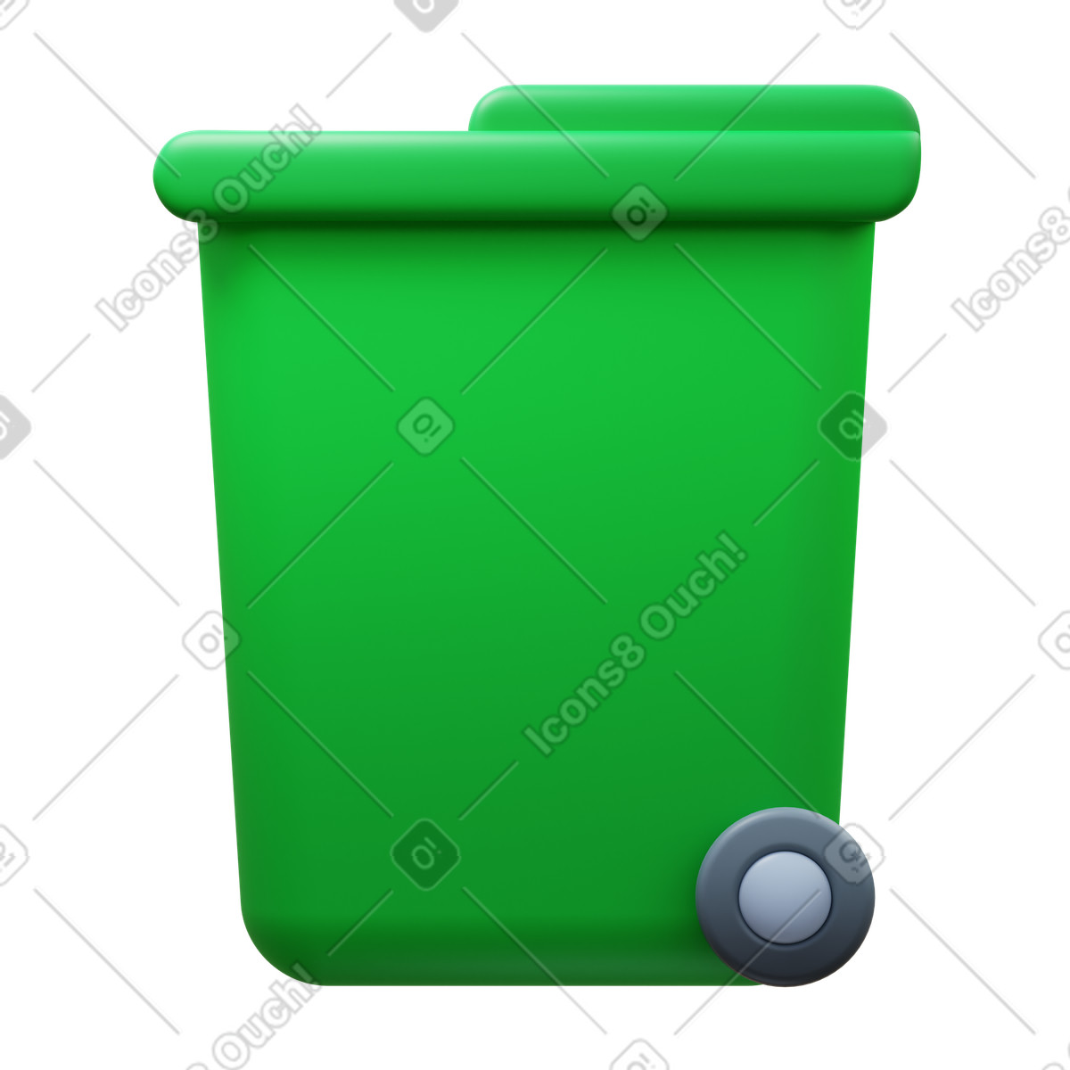 Waste-Illustration im 3D Fluency-Stil als Download in PNG, SVG