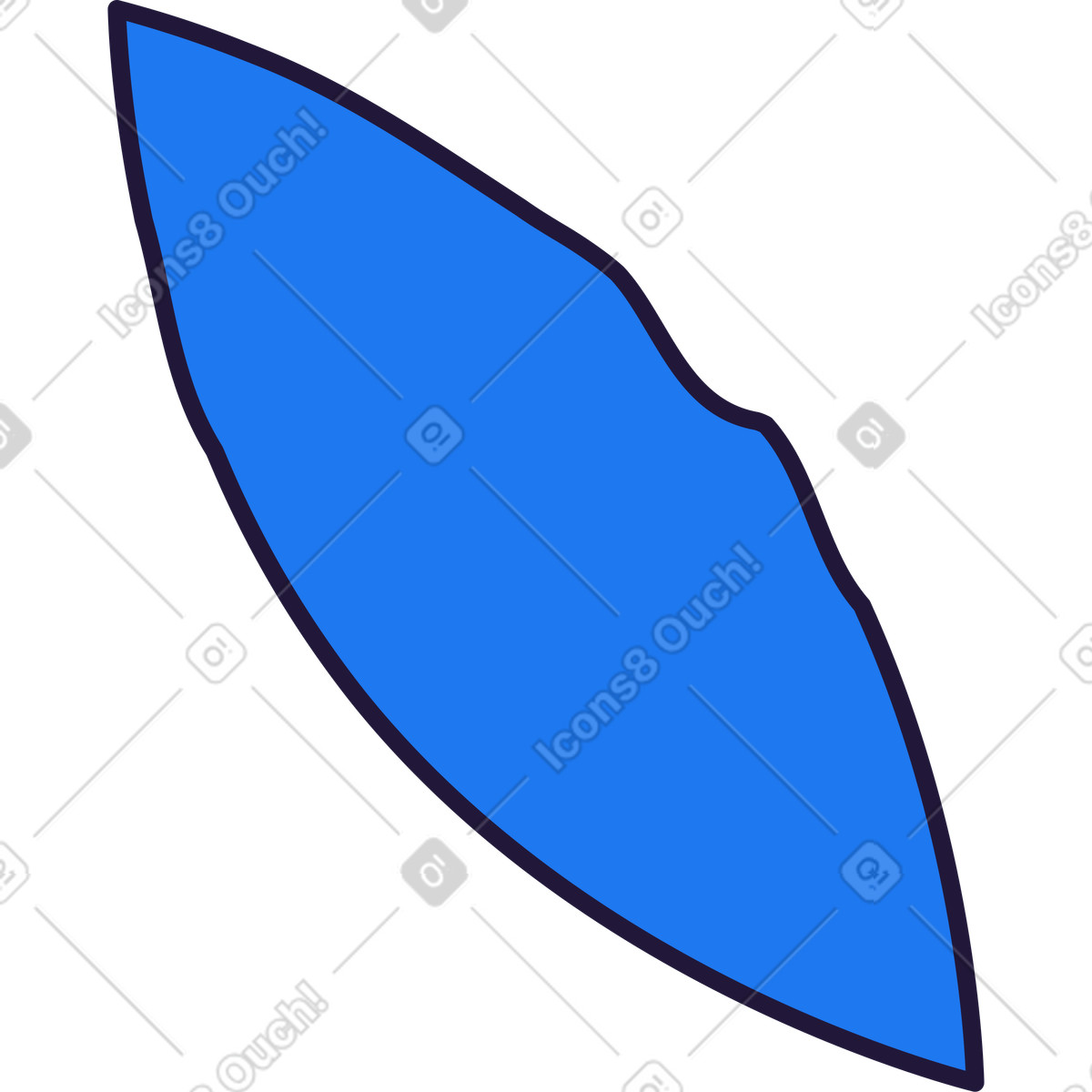 Leaf illustration in Conifer style download in PNG, SVG