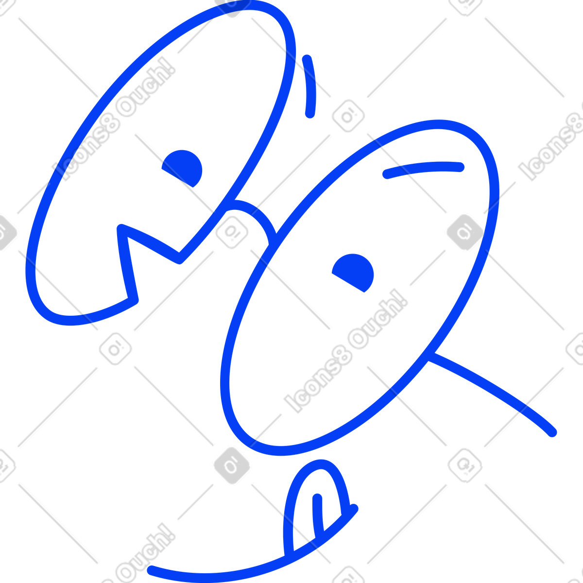 Buddy 스타일의 얼굴 일러스트레이션 PNG, SVG 다운로드