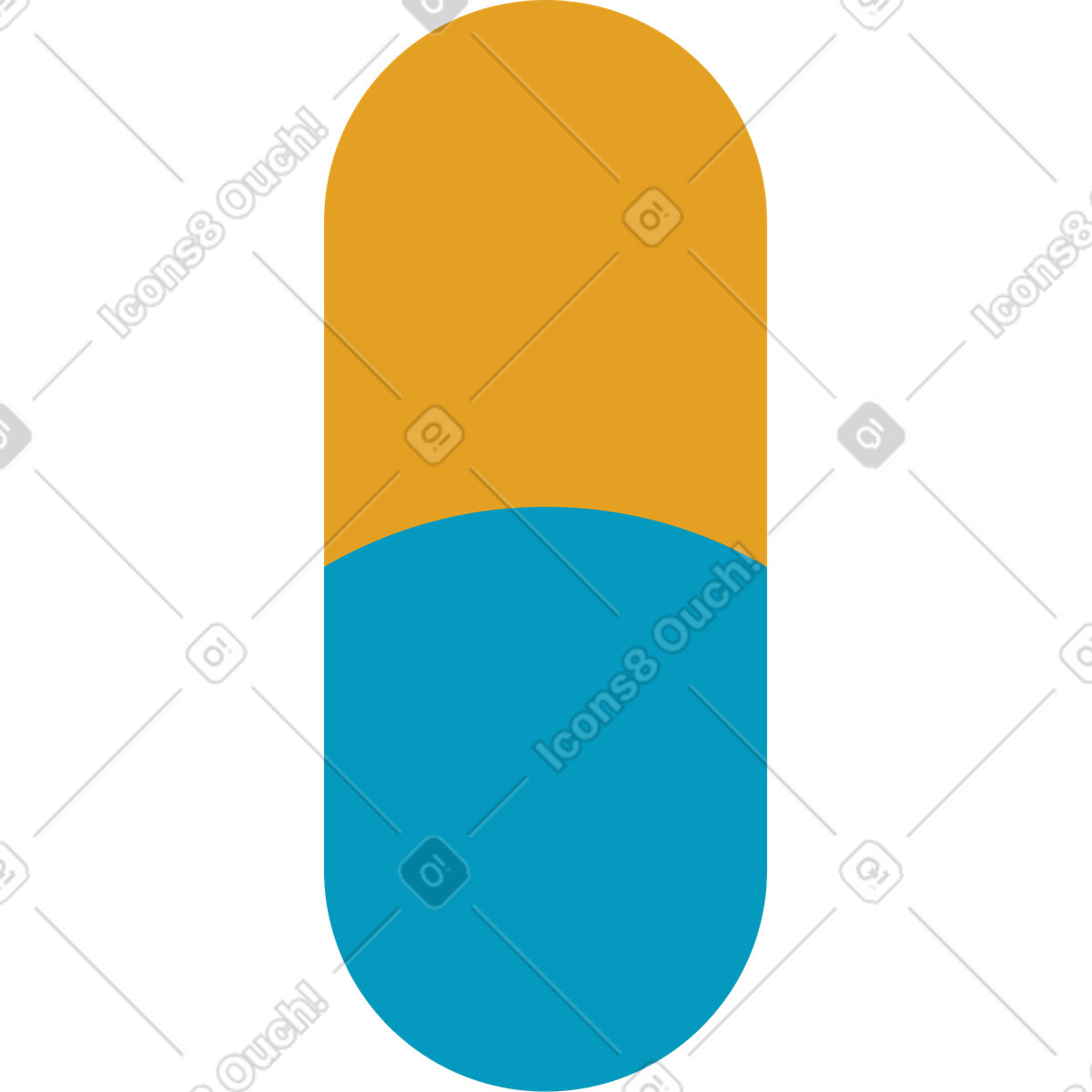 Pille-Illustration im Arabica-Stil als Download in PNG, SVG
