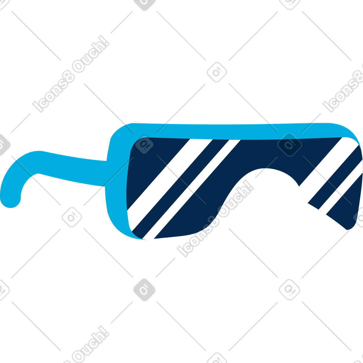 Ilustração de Oculos escuros em no estilo Flame para baixar em PNG, SVG