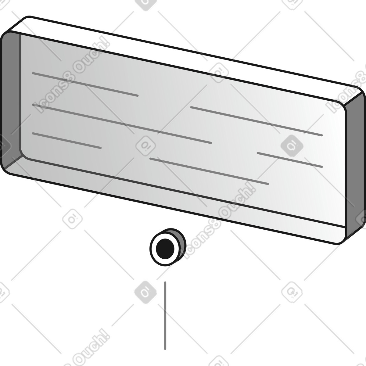 Ilustração de Speech bubble transparent rectangle for dialogue or text placeholder design em no estilo Futuristic para baixar em PNG, SVG