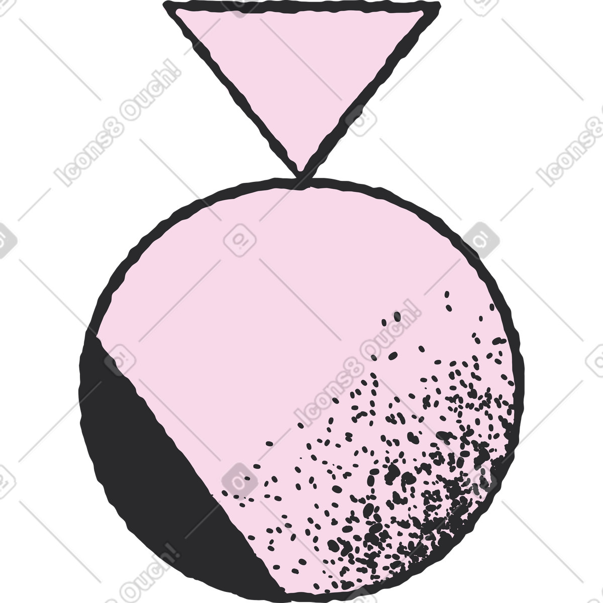 Ilustração de Vaso em no estilo Pablo para baixar em PNG, SVG