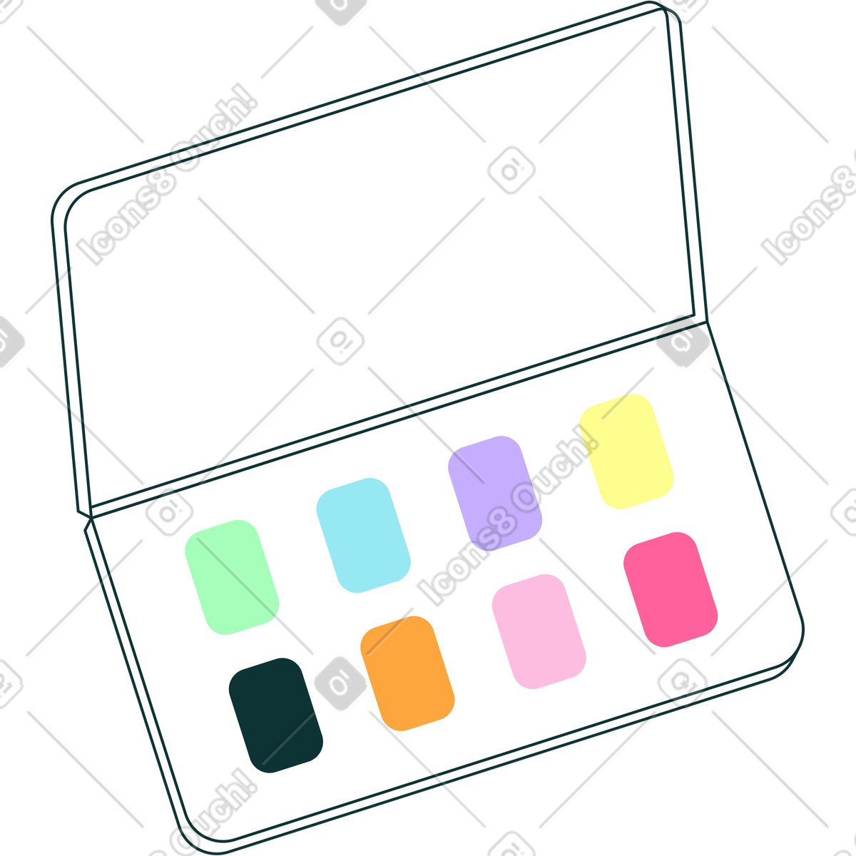 Colori ad acquerello illustrazione in stile Florid scarica in PNG, SVG