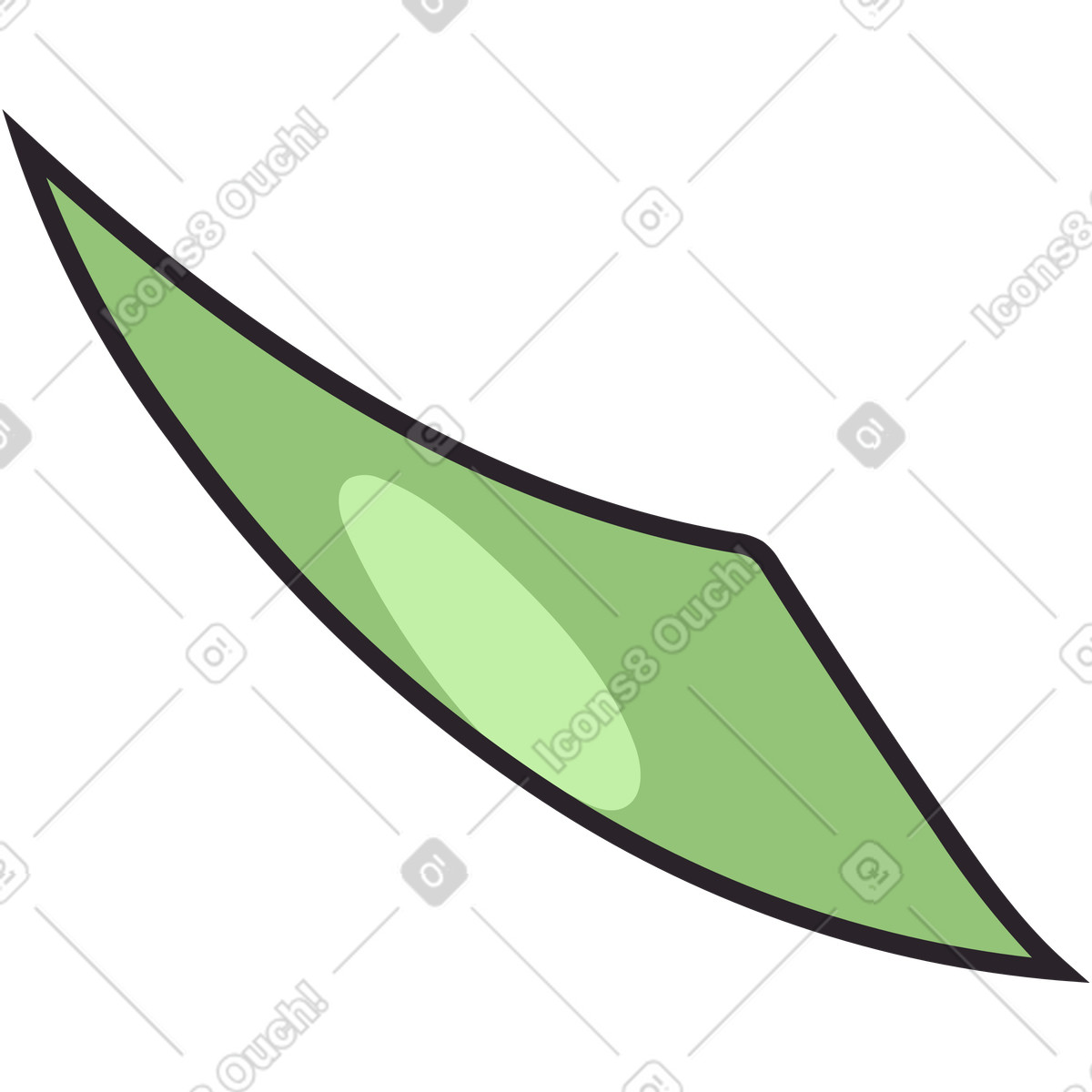 Geldschein-Illustration im Eastwood-Stil als Download in PNG, SVG