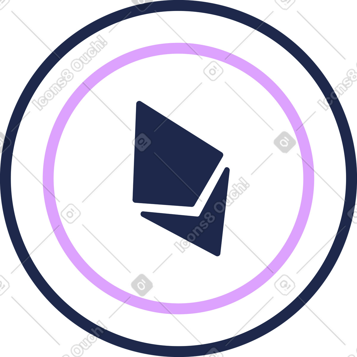 下载 Outline 风格的 以太币 插画，支持 PNG、SVG 格式