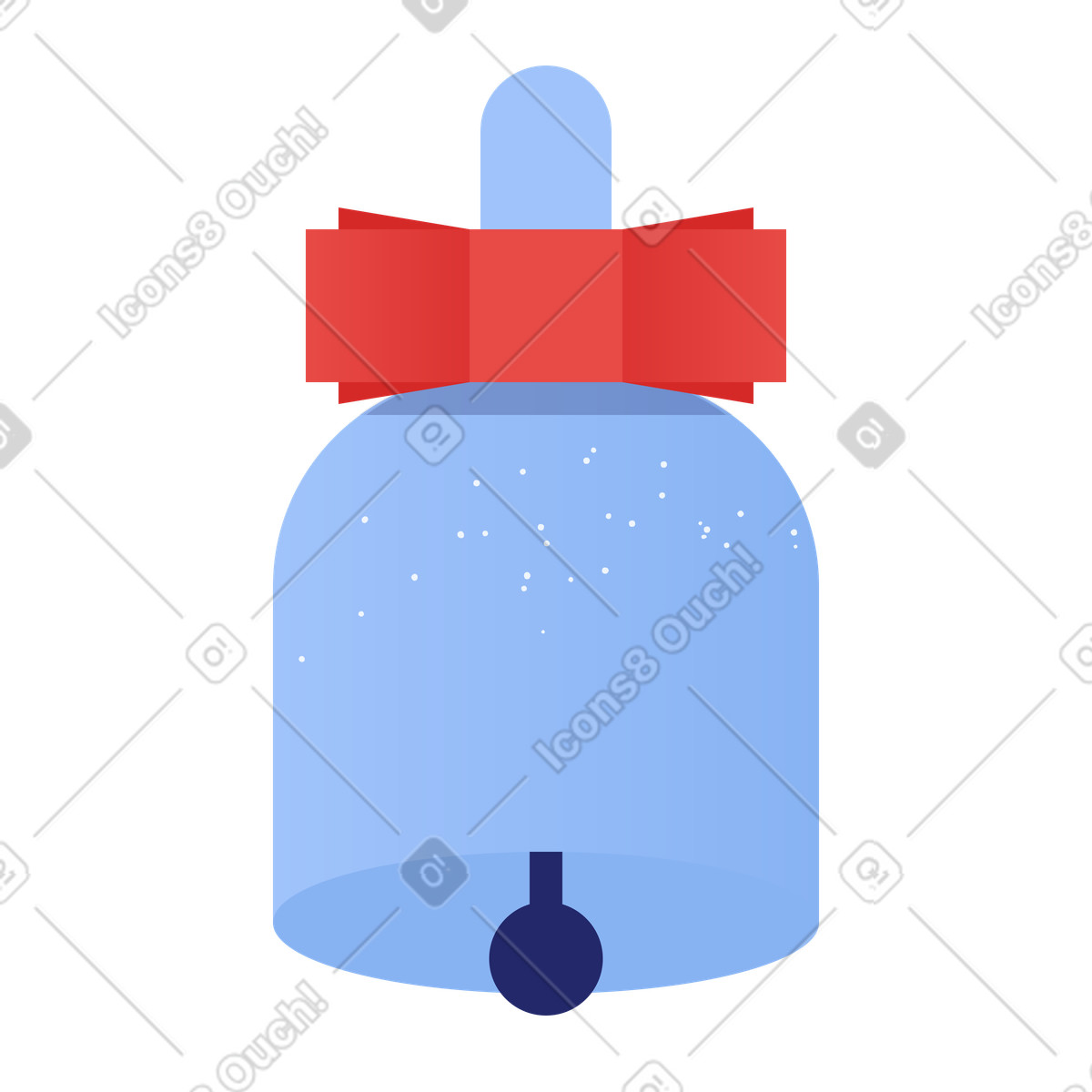 Jingle bell illustrazione in stile Clip scarica in PNG, SVG