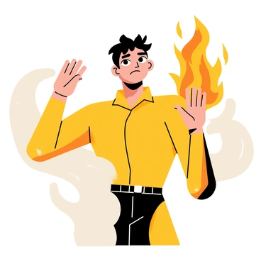 Roy Mustang is depicted in a dynamic pose, snapping his fingers. Flames erupt vividly from his fingertips, creating a striking visual of fire in motion. Thick clouds of smoke swirl around him, partially obscuring his figure and enhancing the intensity of the flames. The lighting captures the bright orange and yellow hues of the fire, contrasting with the darker shades of the smoke. His expression is focused and determined, showcasing his control over the flames.