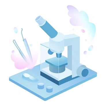 An illustration showing an analytical balance under a microscope, highlighting its components