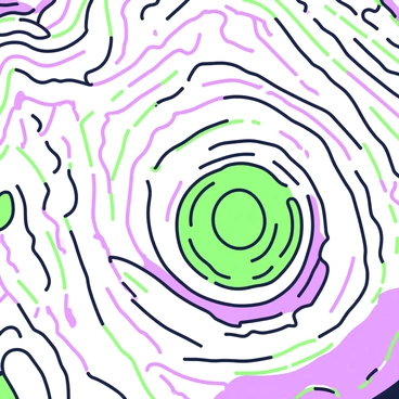 An extreme close-up of wood grain showing intricate patterns and color variations