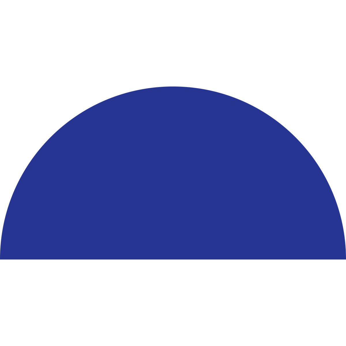 Semicircle dark blue-Illustration im Fogg-Stil als Download in PNG, SVG