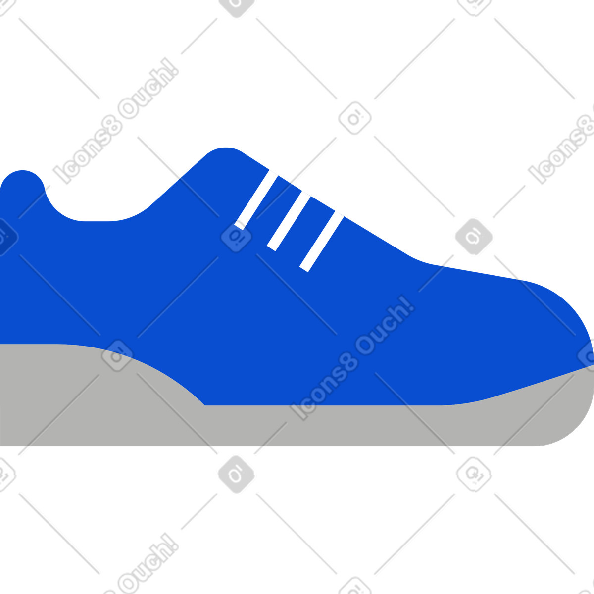 Sneaker illustration in Tiny style download in PNG, SVG