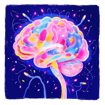 A brain made entirely of interconnected fiber optic lights