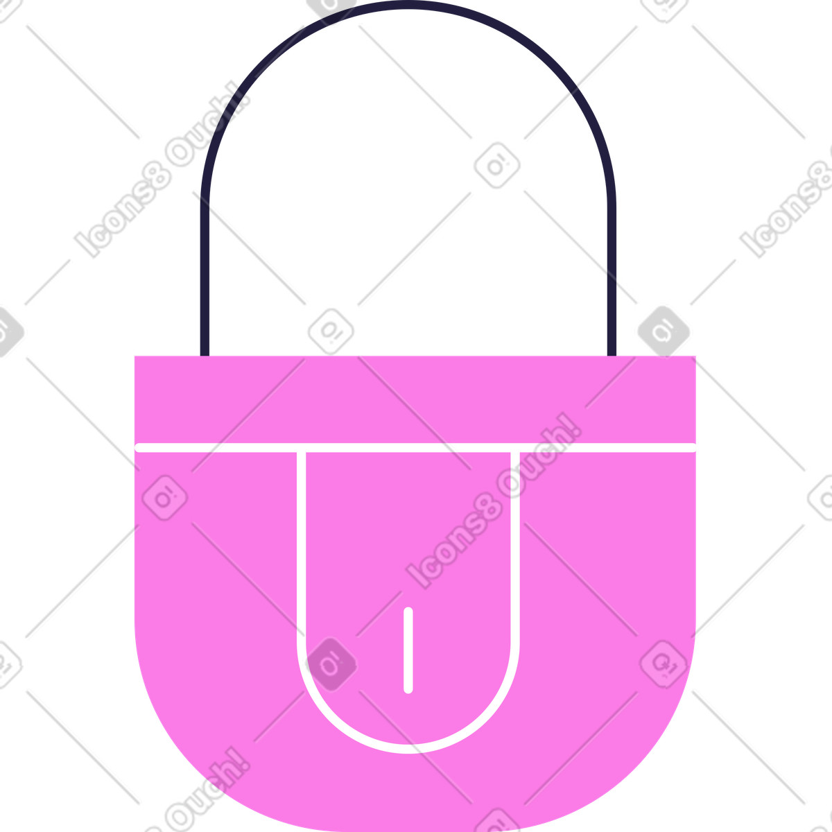 下载 Mellow 风格的 锁 插画，支持 PNG、SVG 格式