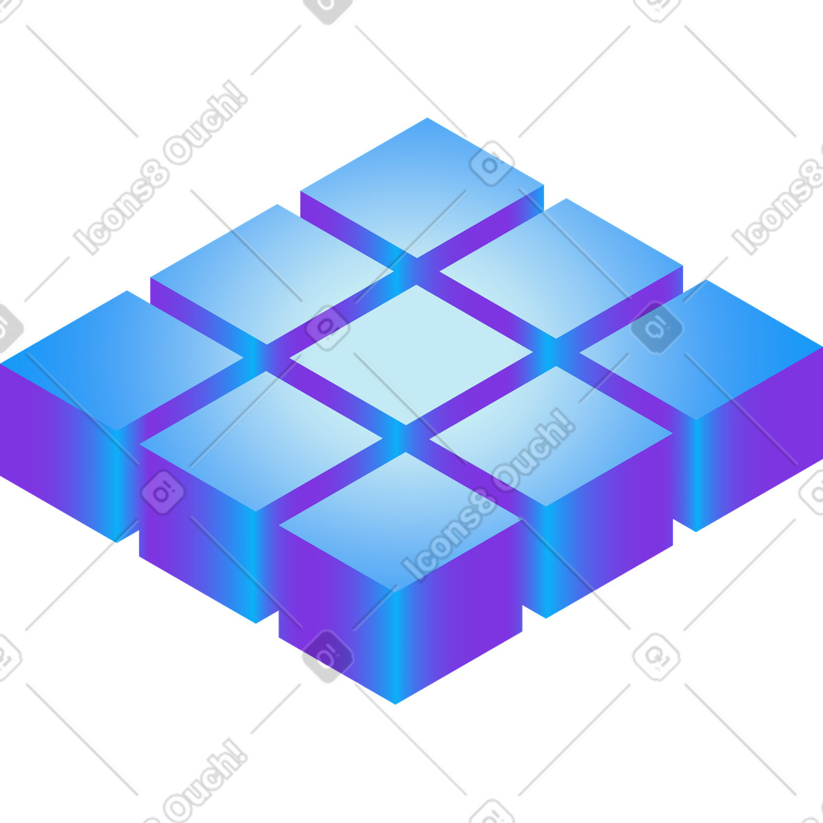 Ilustración Transmisor de chip brillante en estilo Hi-tech a descargar en PNG y SVG