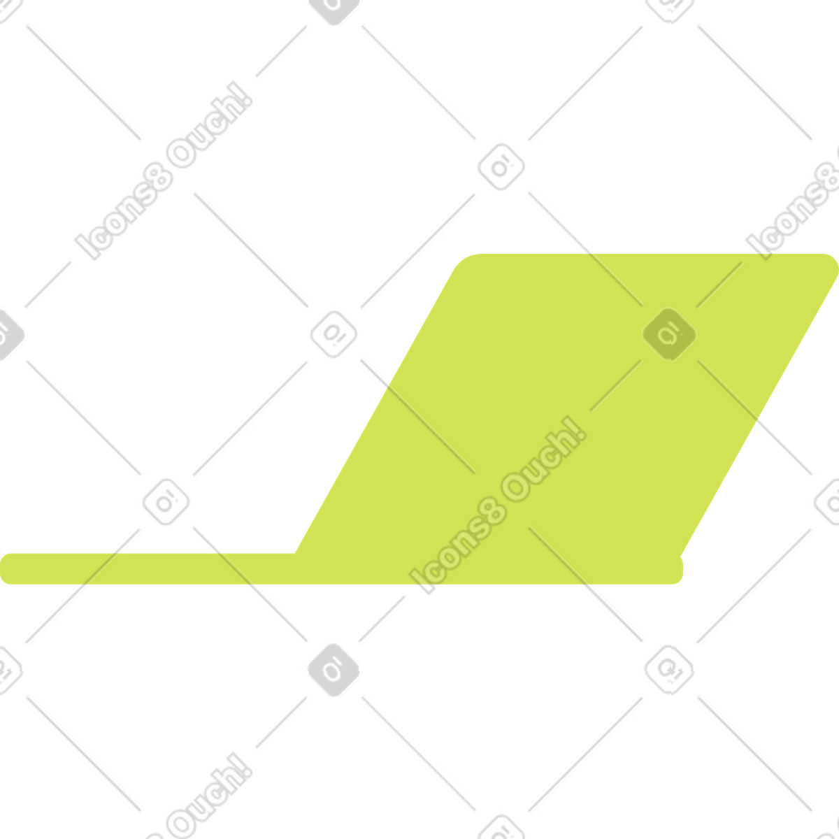 Catchy スタイルの Laptop のイラストをPNG、SVG形式でダウンロード