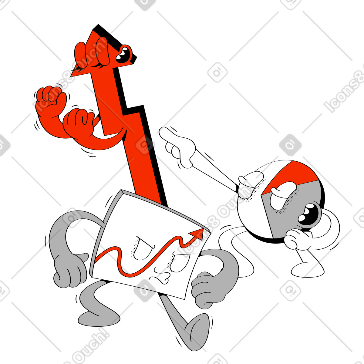Иллюстрация Вечеринка по науке о данных в стиле Looney — скачать в форматах PNG, SVG