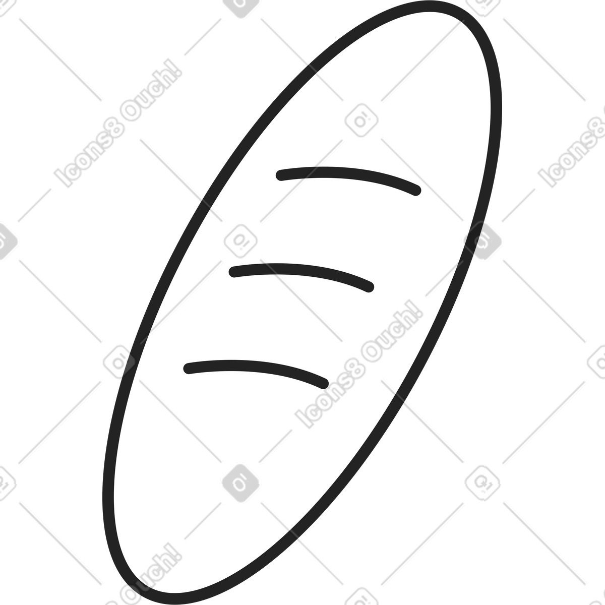 Pane illustrazione in stile Sammy Line scarica in PNG, SVG
