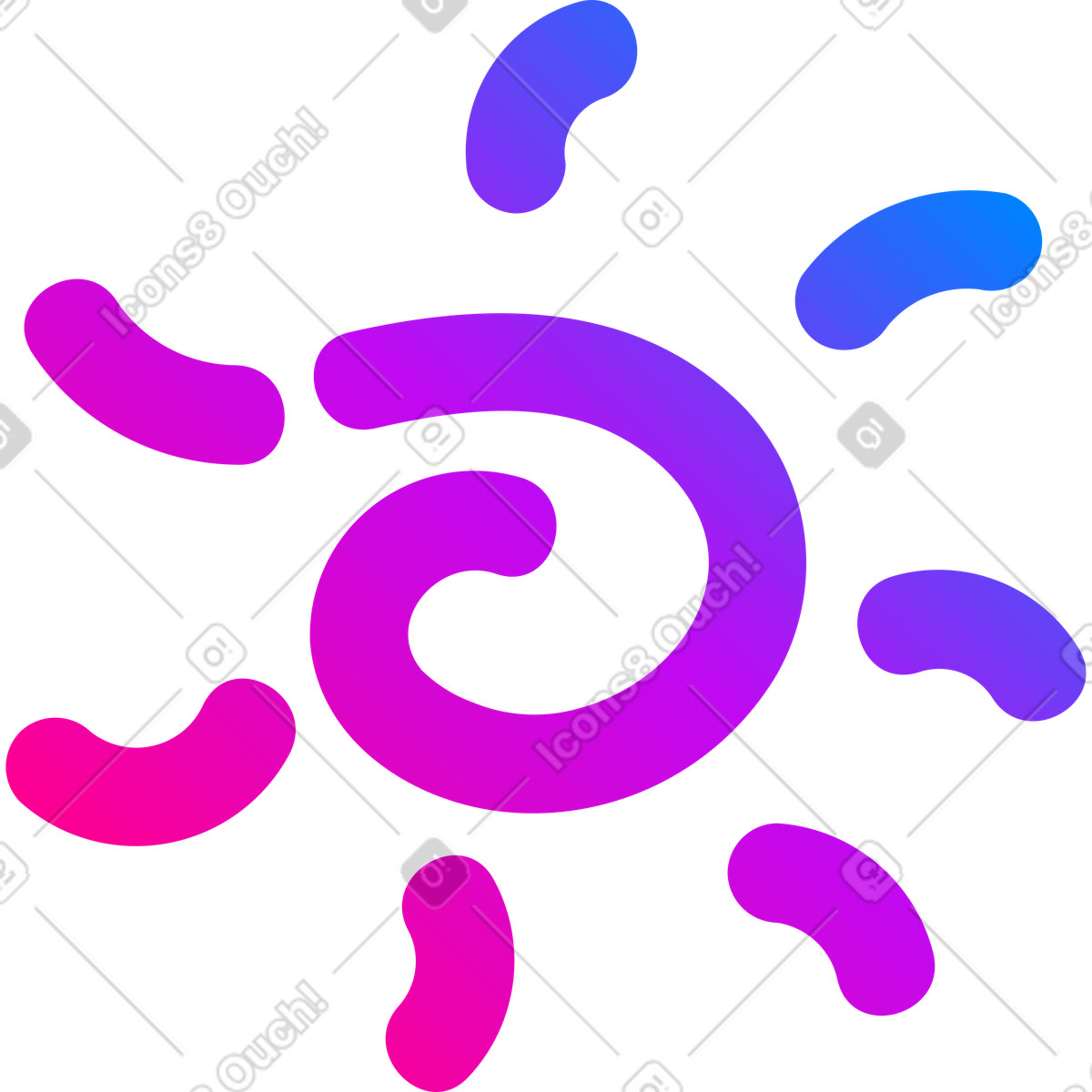 Vibrant 스타일의 태양 일러스트레이션 PNG, SVG 다운로드
